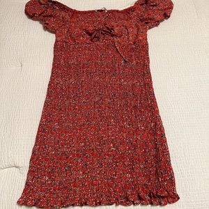 Brand New Red flower dress